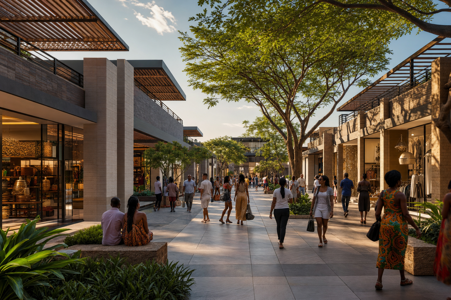 JCMasi micro-retail development — open air commercial hub